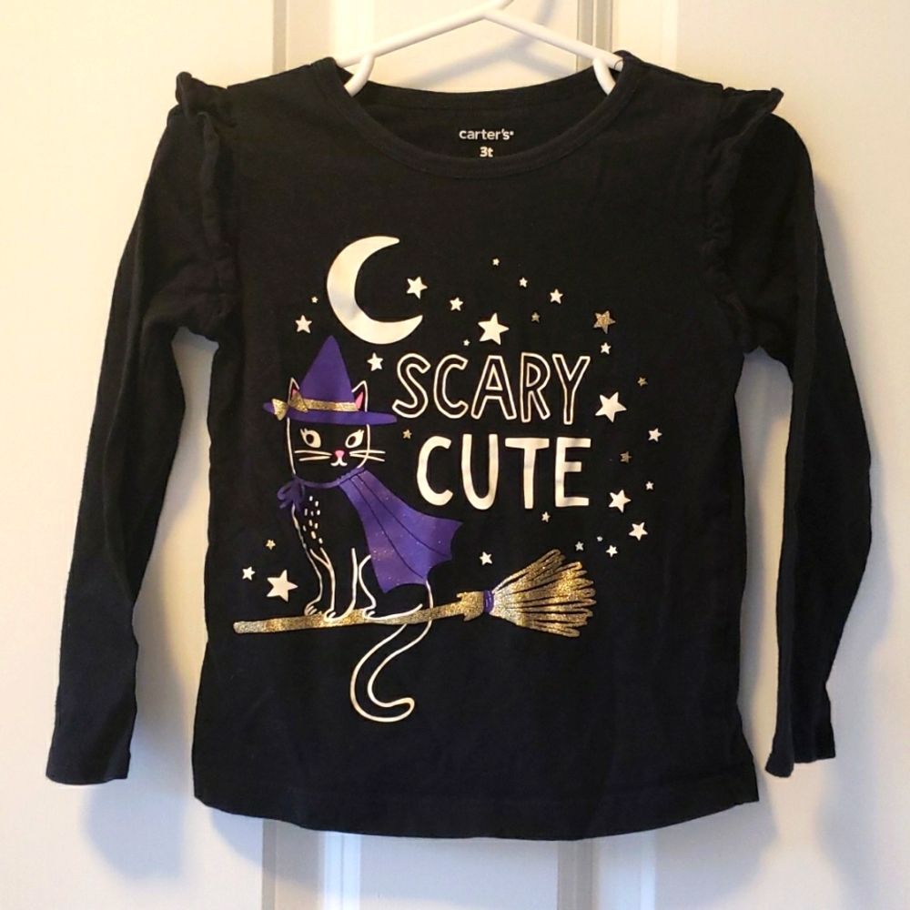 Carter's Toddler Girls Halloween Shirt Size 3T
